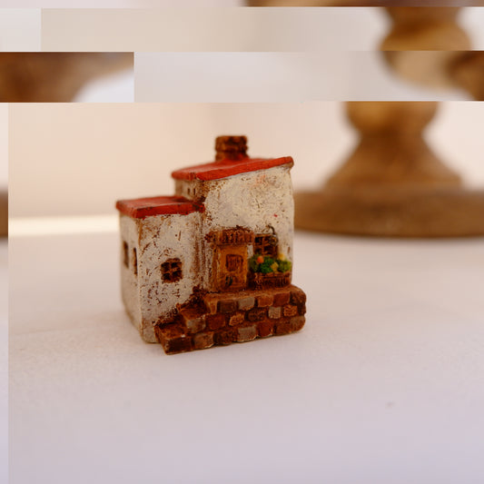 48　二段屋根のおうち(レンガ色) | casetta