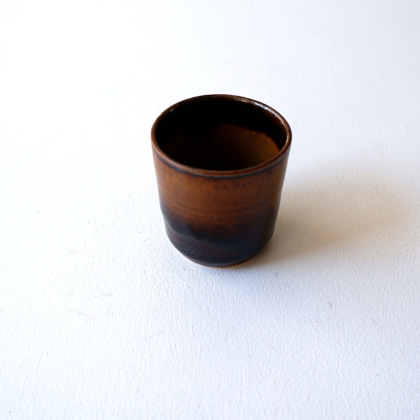 3　飴釉重掛ぐい吞 | 村澤享