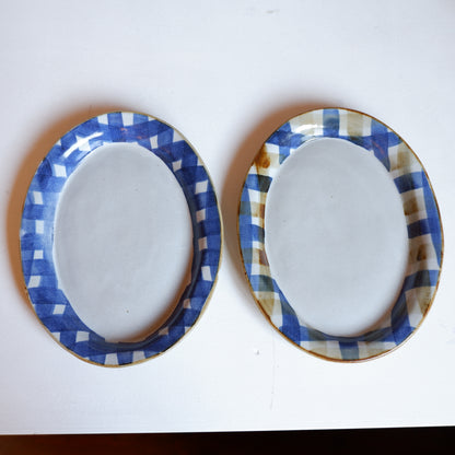 35-2　だ円リム皿 ｜ 相澤かなえ