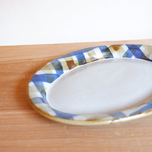 35-1　だ円リム皿 ｜ 相澤かなえ