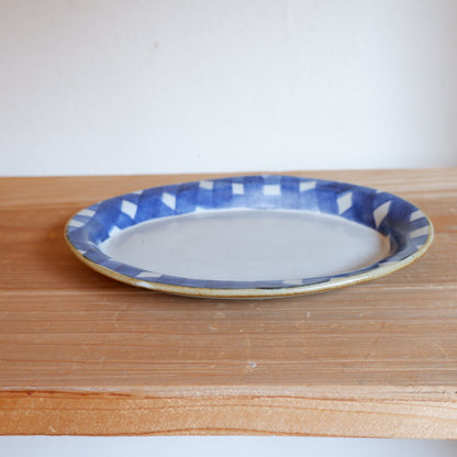 35-2　だ円リム皿 ｜ 相澤かなえ