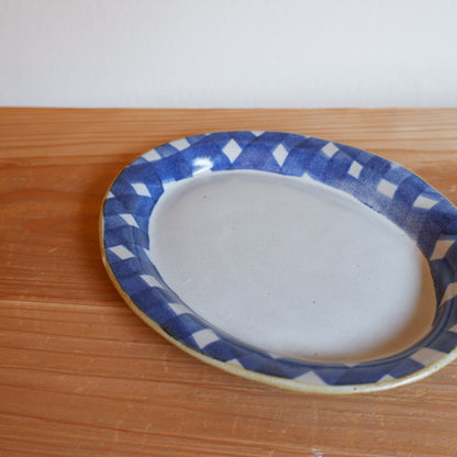 35-2　だ円リム皿 ｜ 相澤かなえ