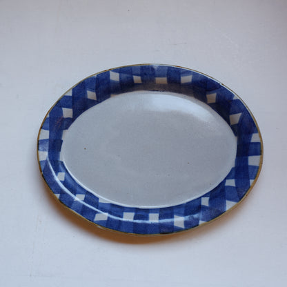 35-2　だ円リム皿 ｜ 相澤かなえ