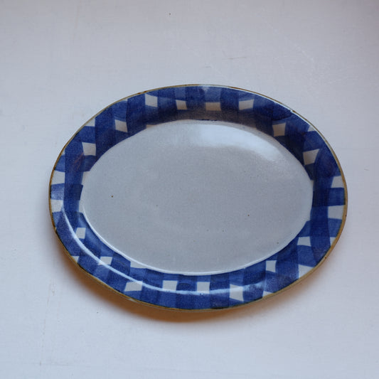 35-2　だ円リム皿 ｜ 相澤かなえ