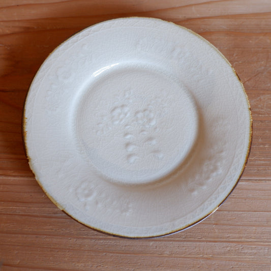 1　花文リム皿5寸 | 村田亜希