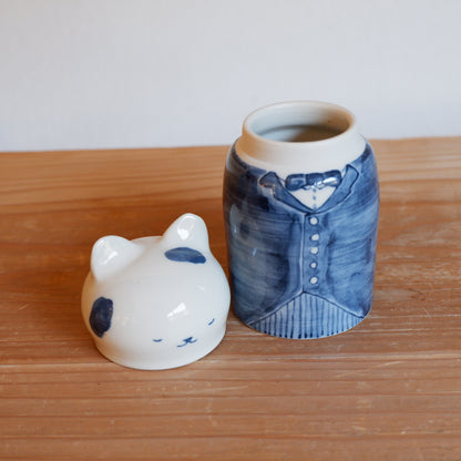 25-2　蓋物 髭入れ | 村田亜希