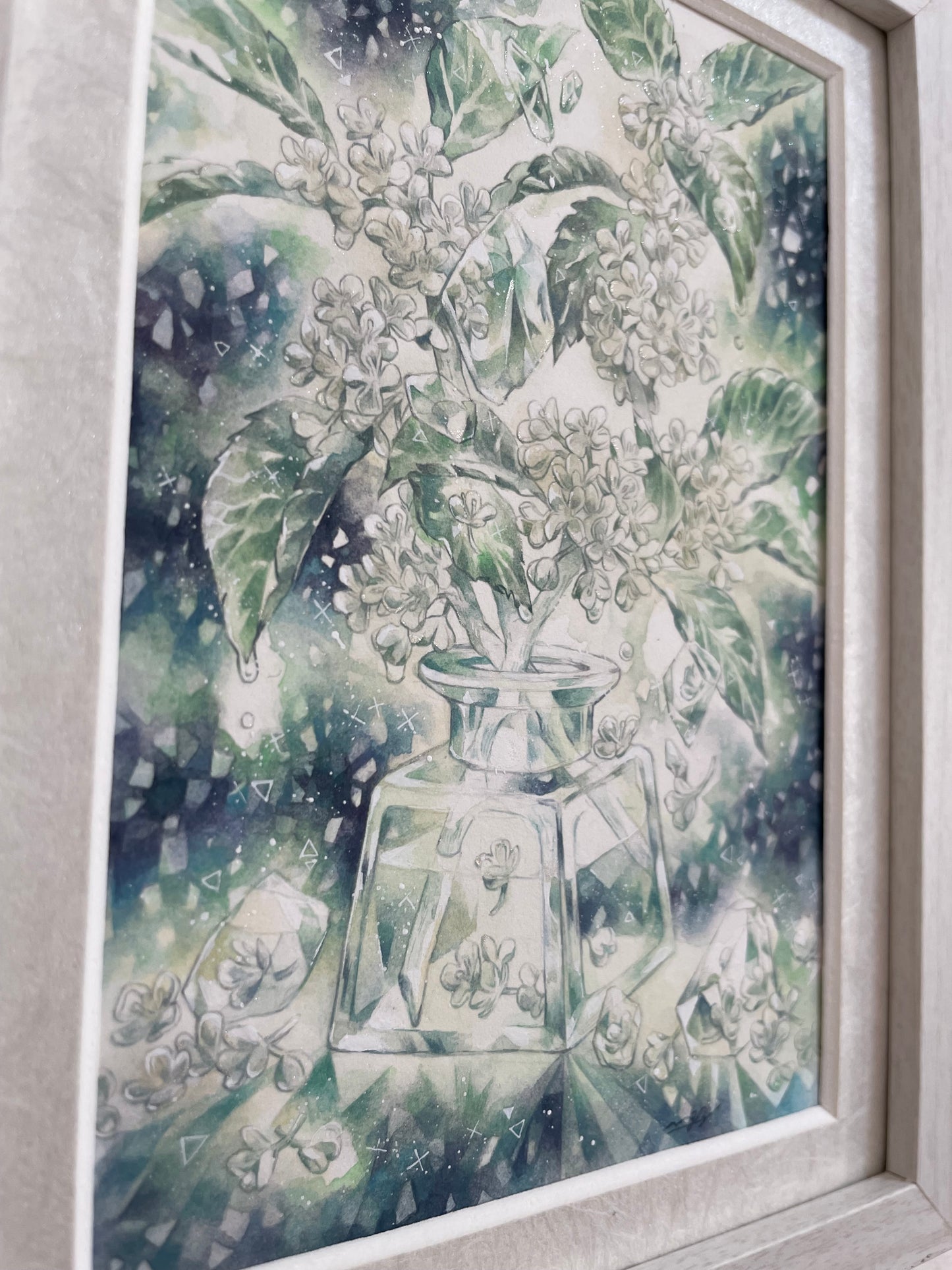 7　結晶花　銀香瓶  | 言花めぐみ