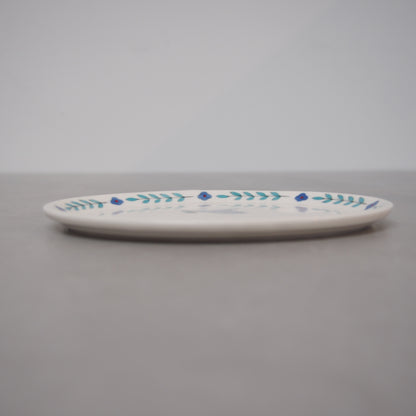 1　絵付プレート小皿(はと) | 井川絢子