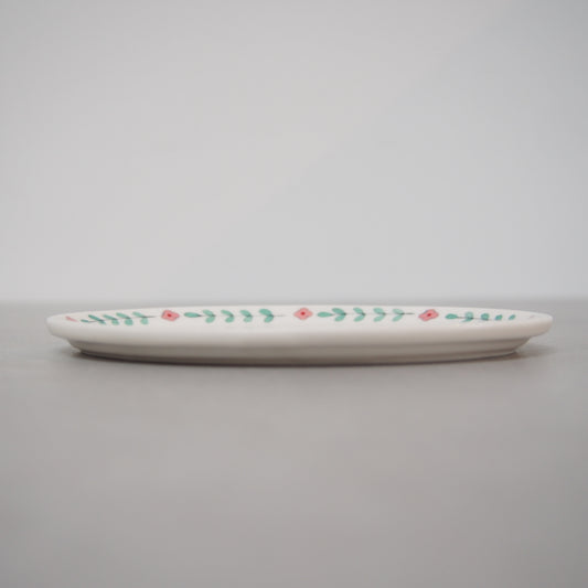 2　絵付プレート小皿(うさぎ) | 井川絢子