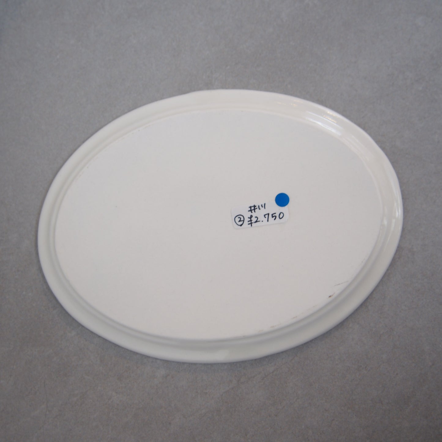 2　絵付プレート小皿(うさぎ) | 井川絢子