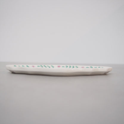 3　絵付プレート小皿(ちょうちょ) | 井川絢子