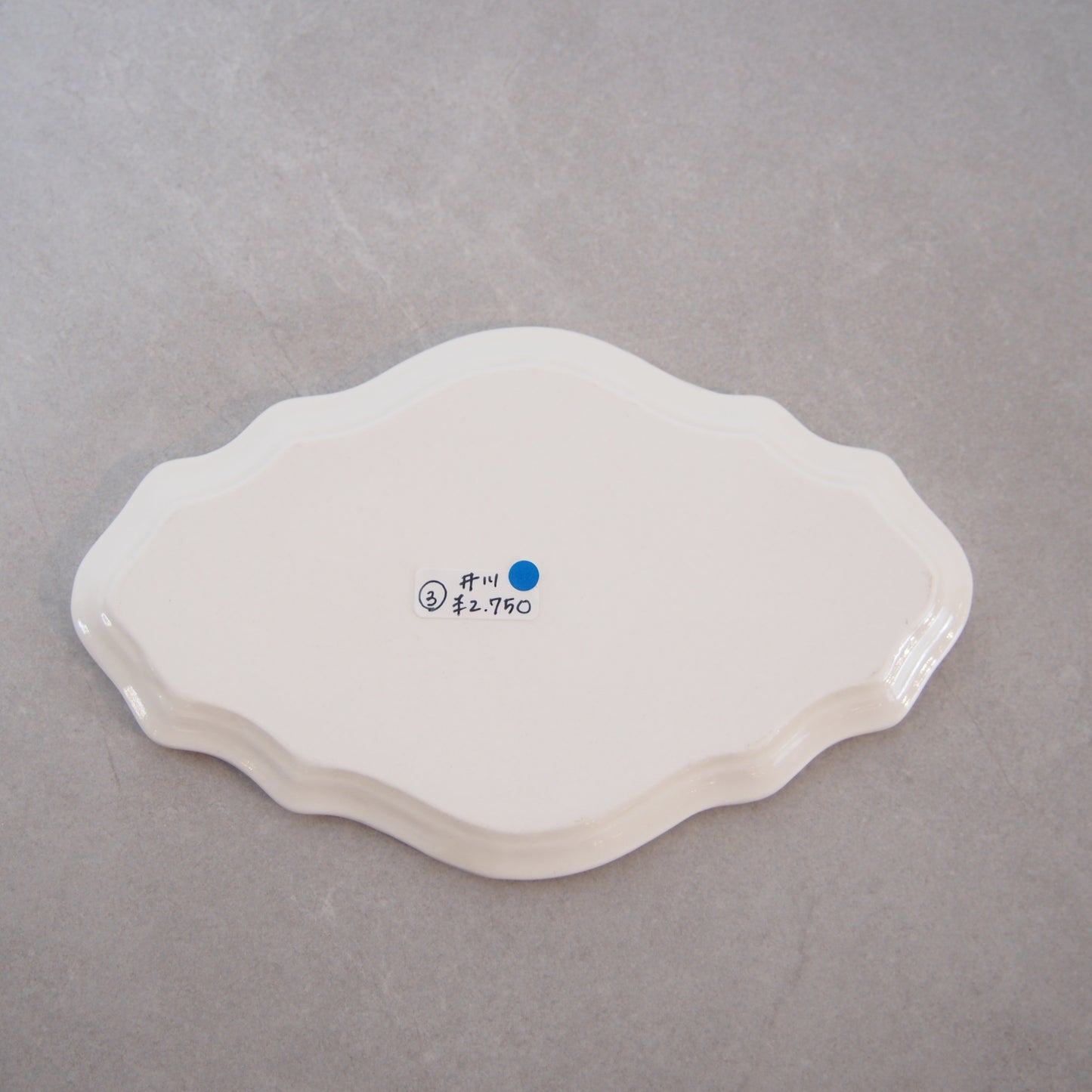 3　絵付プレート小皿(ちょうちょ) | 井川絢子