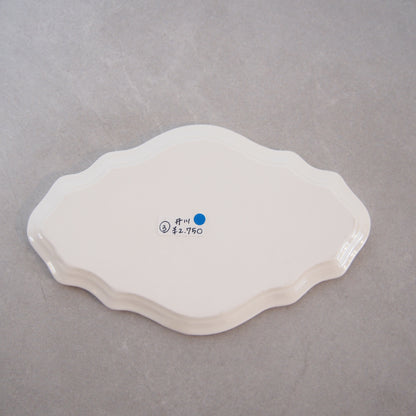 3　絵付プレート小皿(ちょうちょ) | 井川絢子