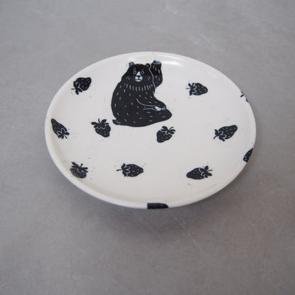 2-4　15㎝皿(くま・プードル) | 要美紀