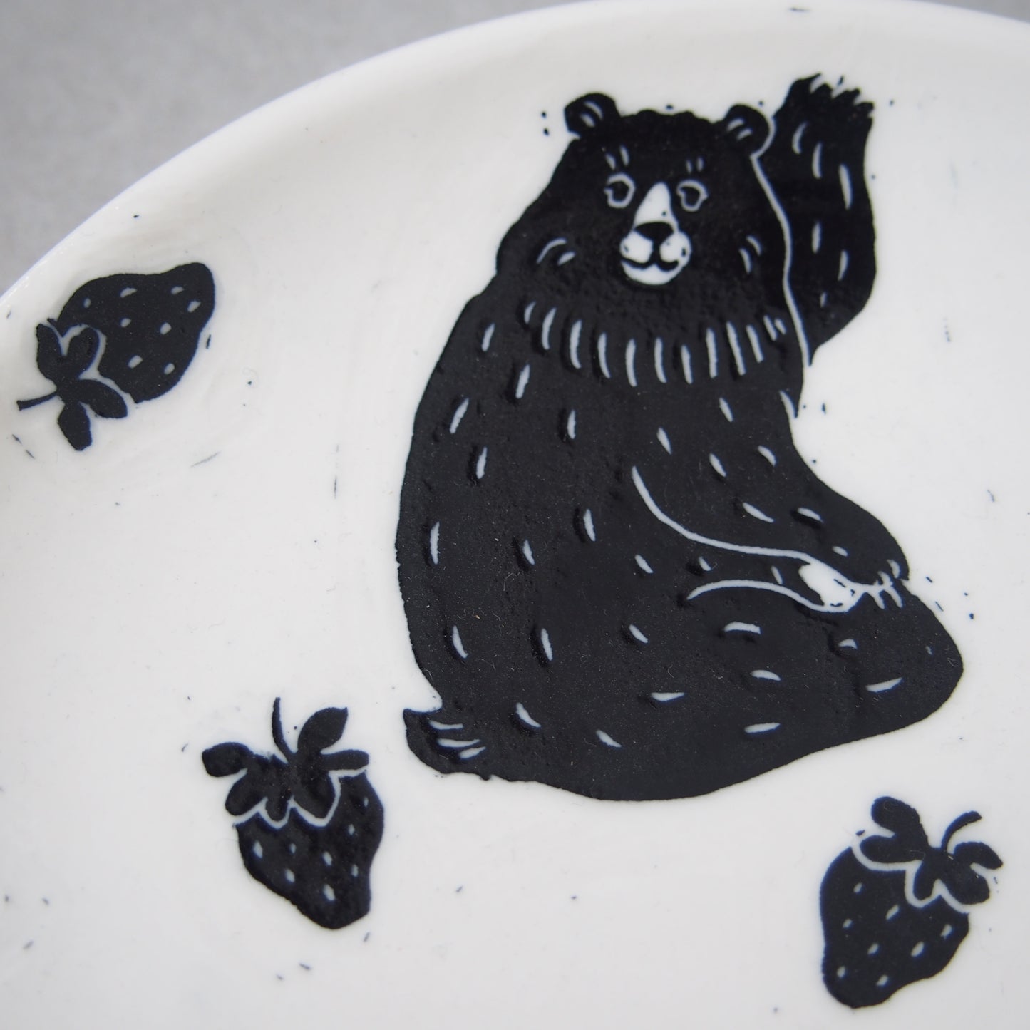 2-4　15㎝皿(くま・プードル) | 要美紀