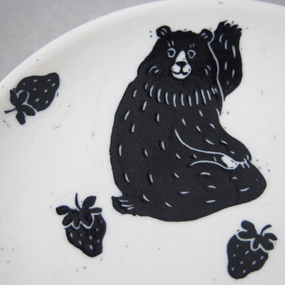 2-4　15㎝皿(くま・プードル) | 要美紀