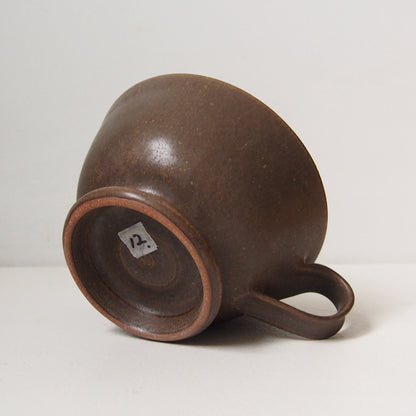 １２．スープカップ　茶