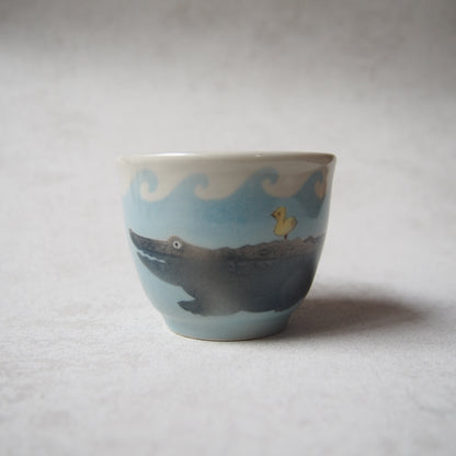 26　湯呑みラッコ | はるな陶芸工房