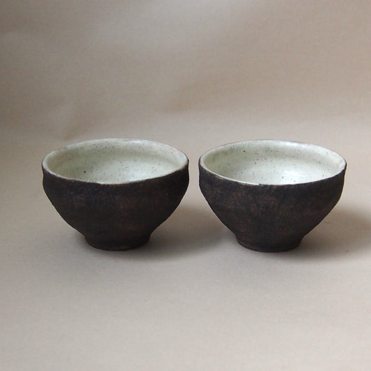 錆釉　茶器セット　急須