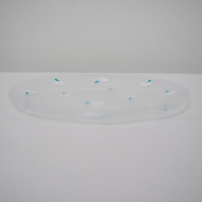 1　白い花皿 14cm | 石塚悠