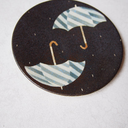 42-2　4.5寸皿傘 | はるな陶芸工房
