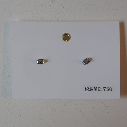 ピアス（グレー）