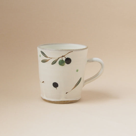 マグカップ(オリーブ、イチゴ)　