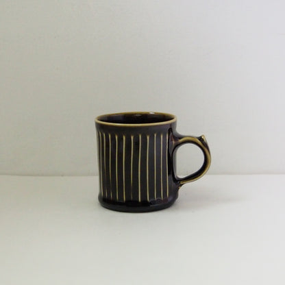 8　茶青磁マグカップ（大） | 横尾聡
