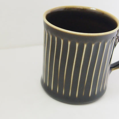 8　茶青磁マグカップ（大） | 横尾聡