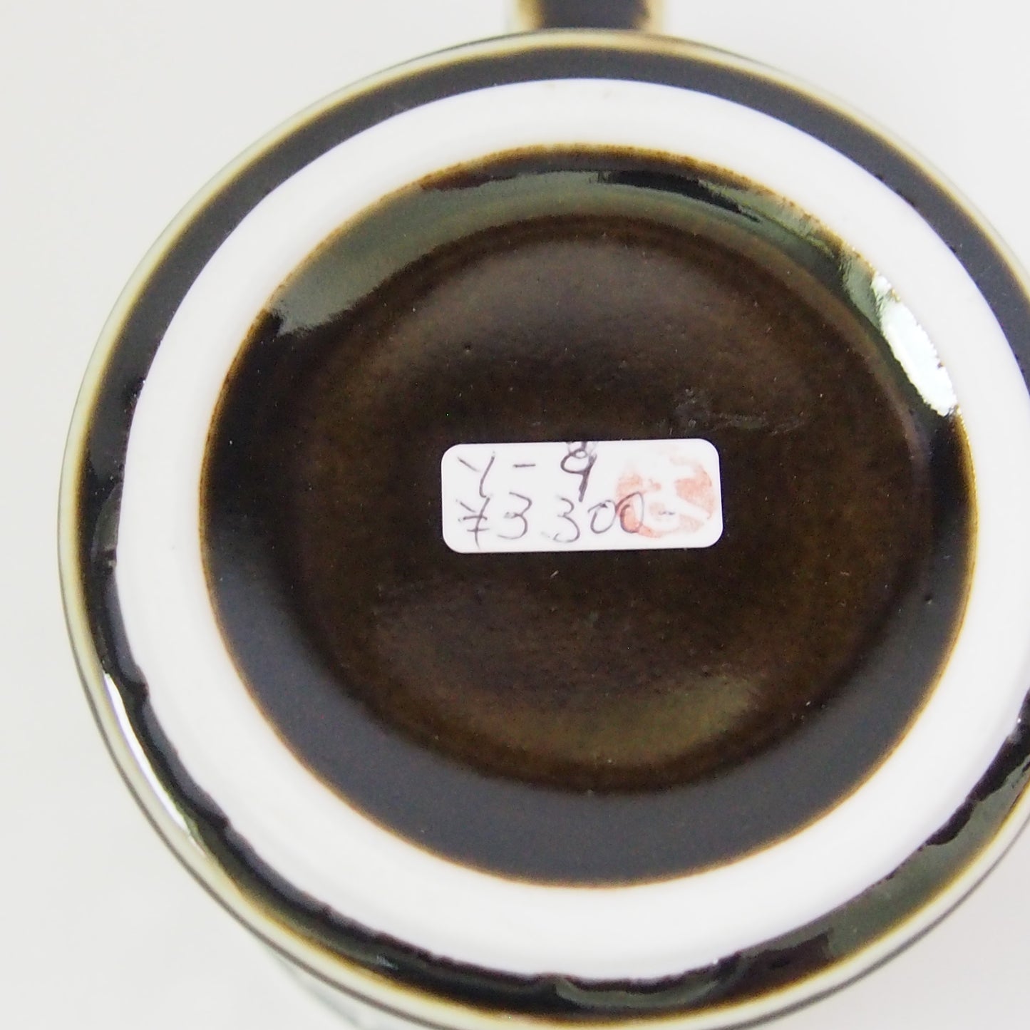 9　茶青磁マグカップ（小） | 横尾聡