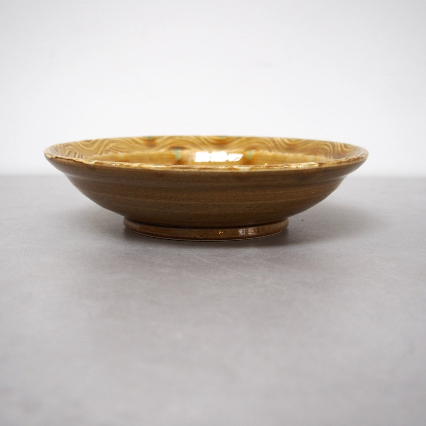 4　絵付6寸ハケメ皿 | 福島晋平