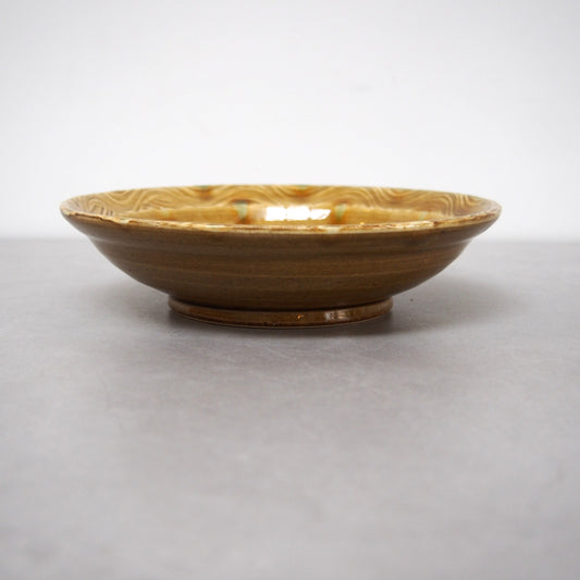 4　絵付6寸ハケメ皿 | 福島晋平