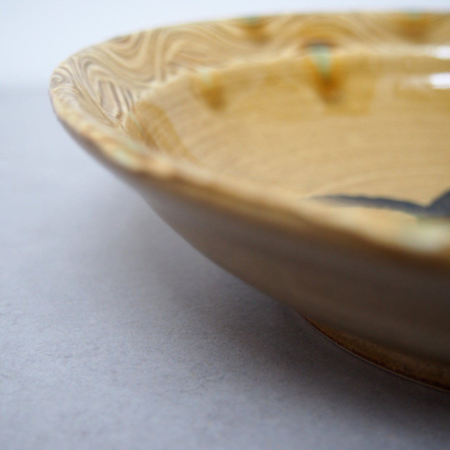 4　絵付6寸ハケメ皿 | 福島晋平