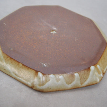 1-2　八角皿 チェック | 相澤かなえ