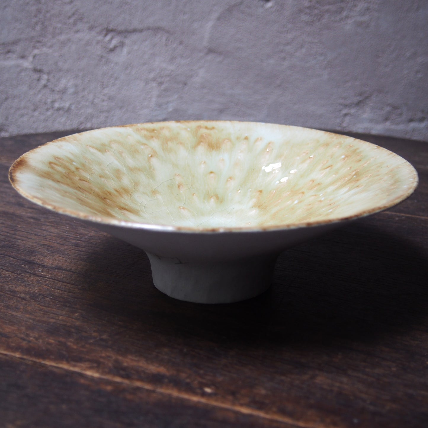 11　流灰釉中鉢  | 田代倫章