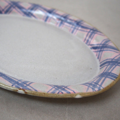 3-2　だ円リム皿 チェック | 相澤かなえ