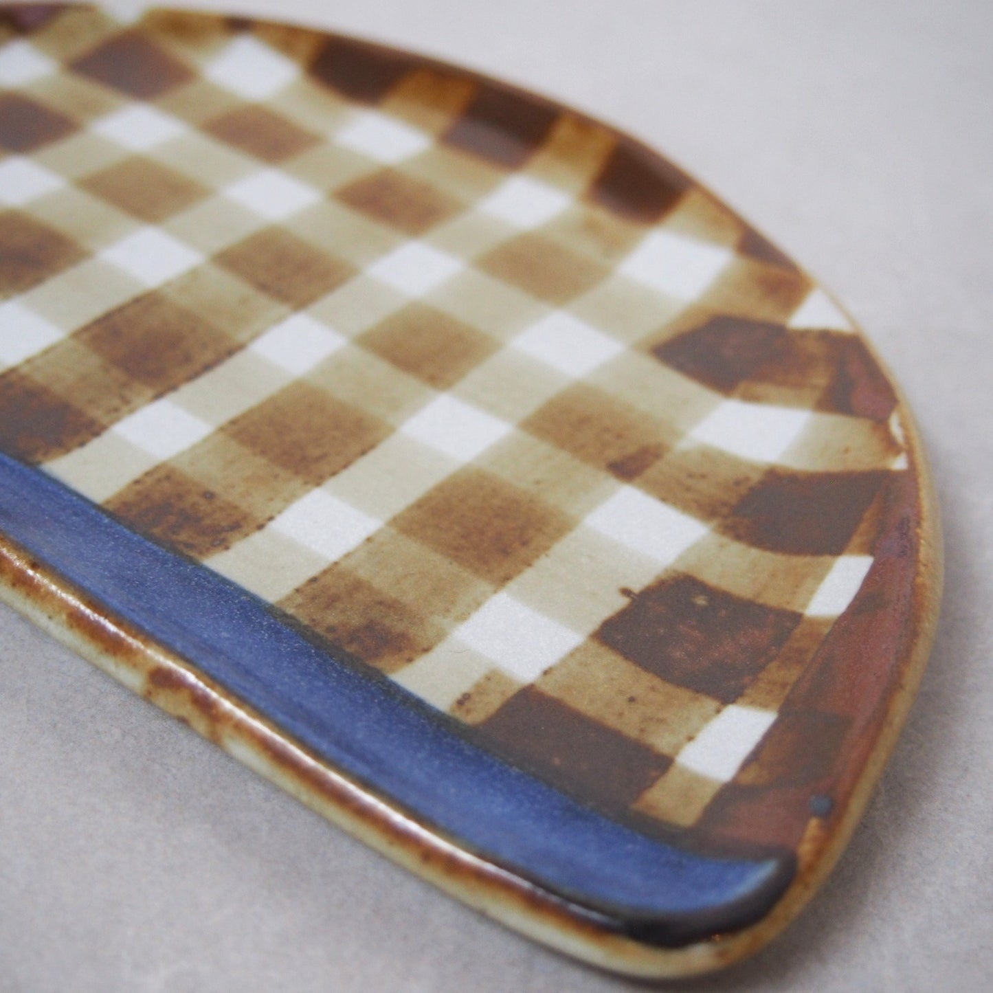 5-1　半月皿 チェック | 相澤かなえ