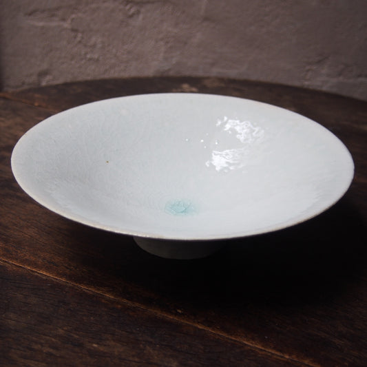 15　白釉中平鉢  | 田代倫章