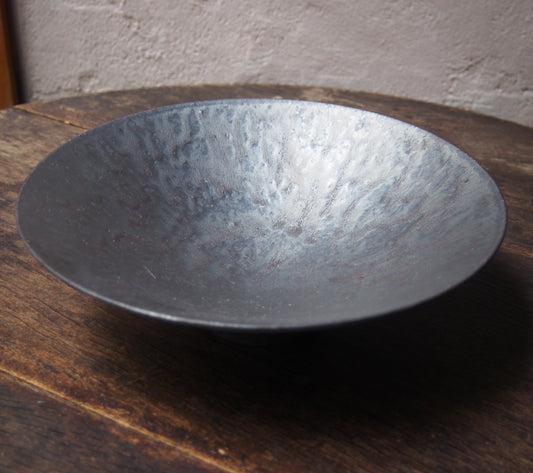 17　黒ラスター中平鉢  | 田代倫章