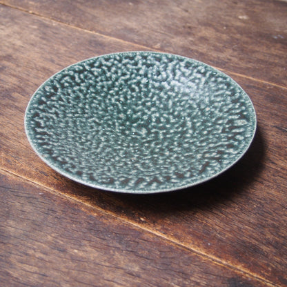 29　まだら灰釉7寸平鉢  | 田代倫章