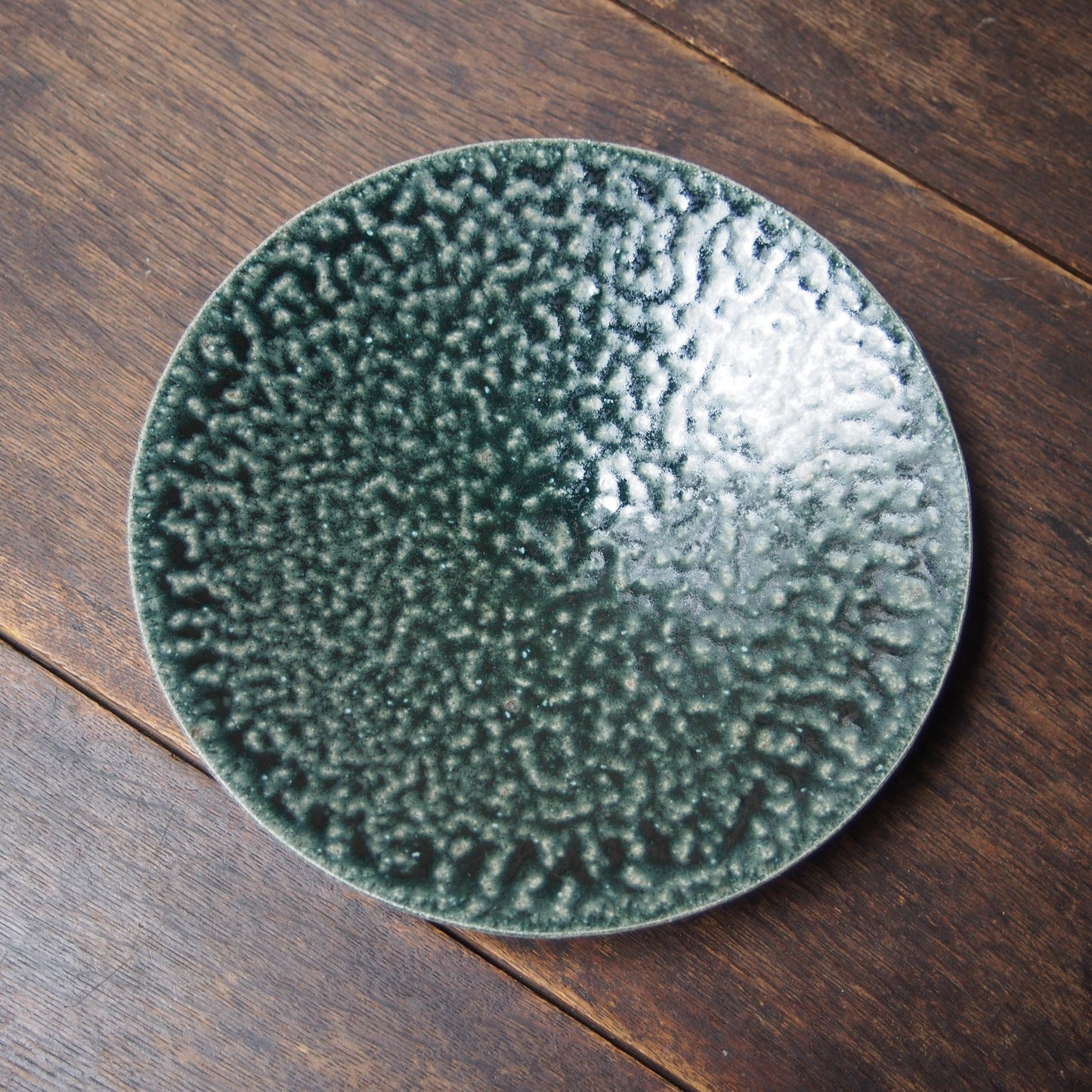 29　まだら灰釉7寸平鉢  | 田代倫章