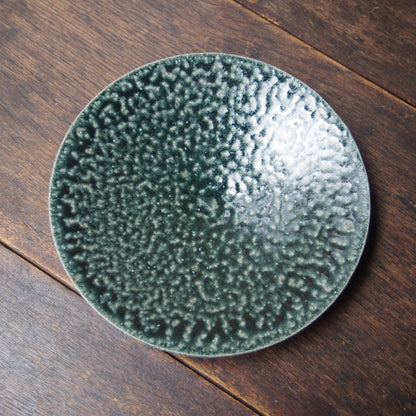 29　まだら灰釉7寸平鉢  | 田代倫章