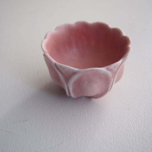 6　桜煌彩手彫り輪花杯　FLOWER　｜多田佳豫