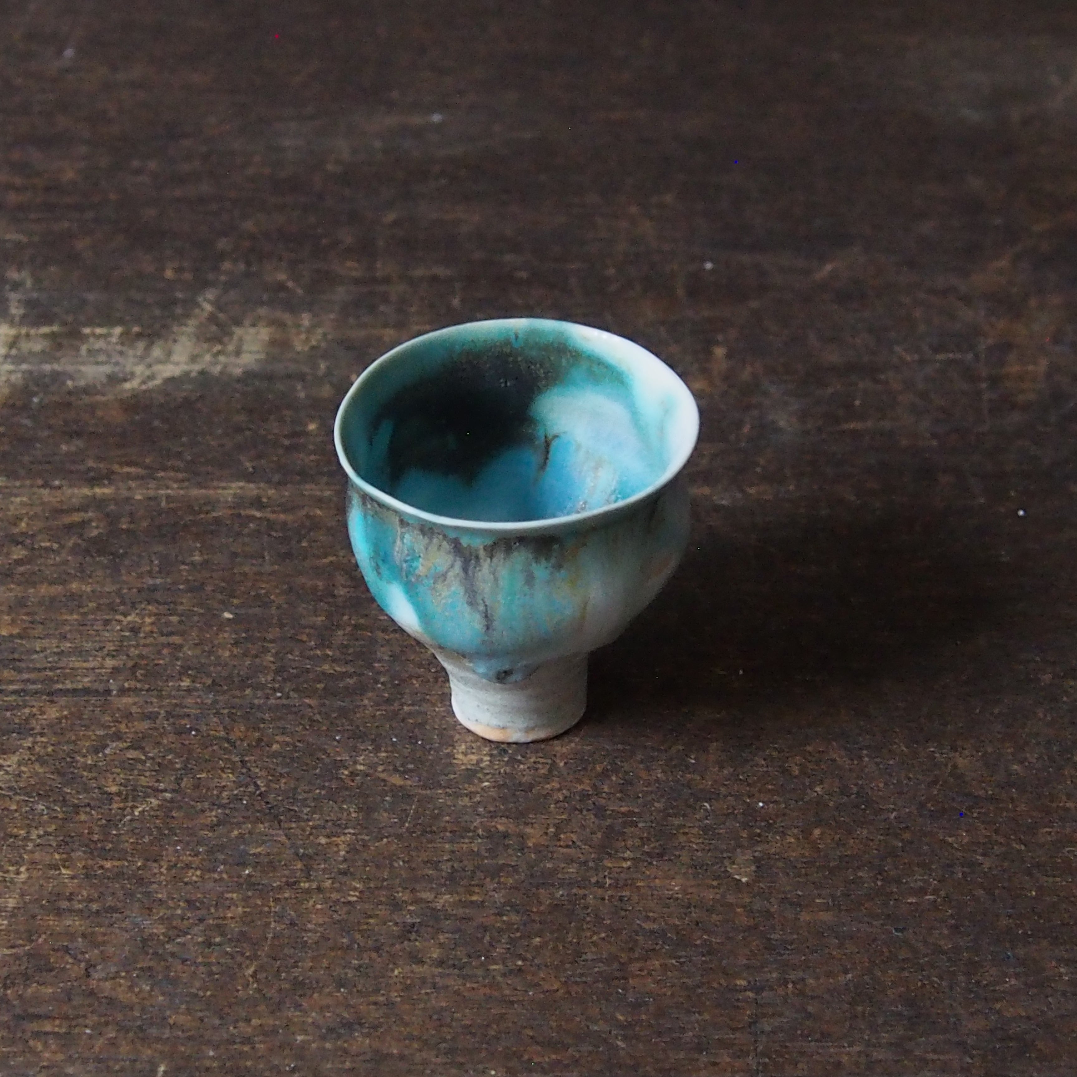 紫蓮】12-1 ゆらぎ酒器（銀彩/焼き付け・漆） | 益子のギャラリー