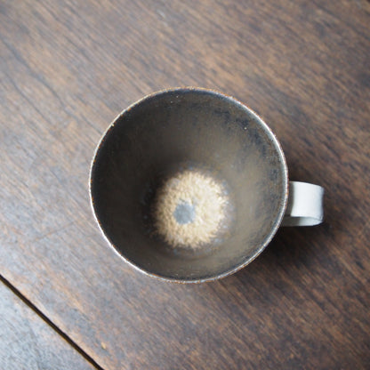 50　ラスター手付きしのぎカップ  | 田代倫章