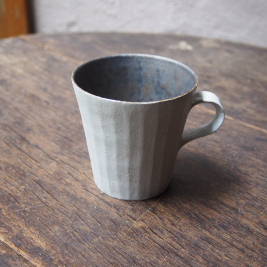 51　ラスター手付きしのぎカップ  | 田代倫章