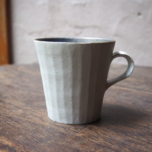 51　ラスター手付きしのぎカップ  | 田代倫章
