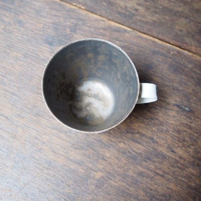 51　ラスター手付きしのぎカップ  | 田代倫章