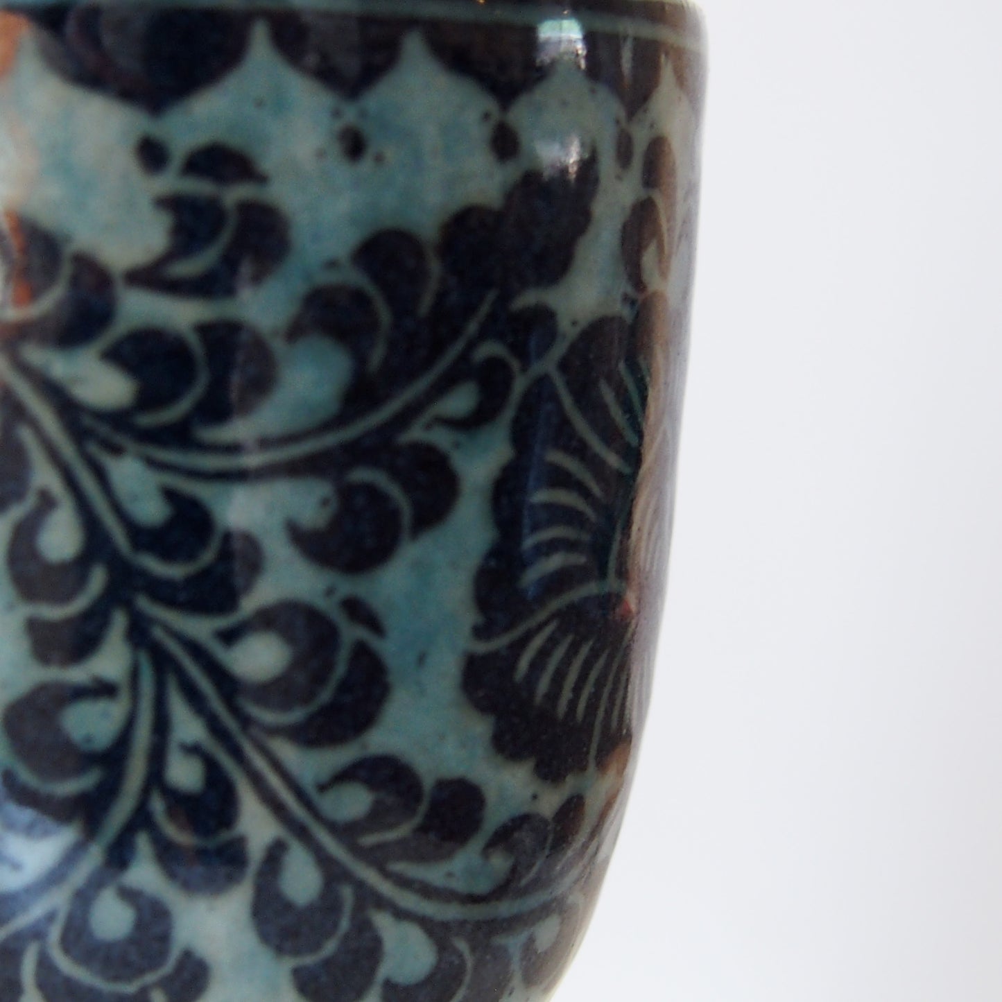 5　青釉ゴブレット | 川島いずみ