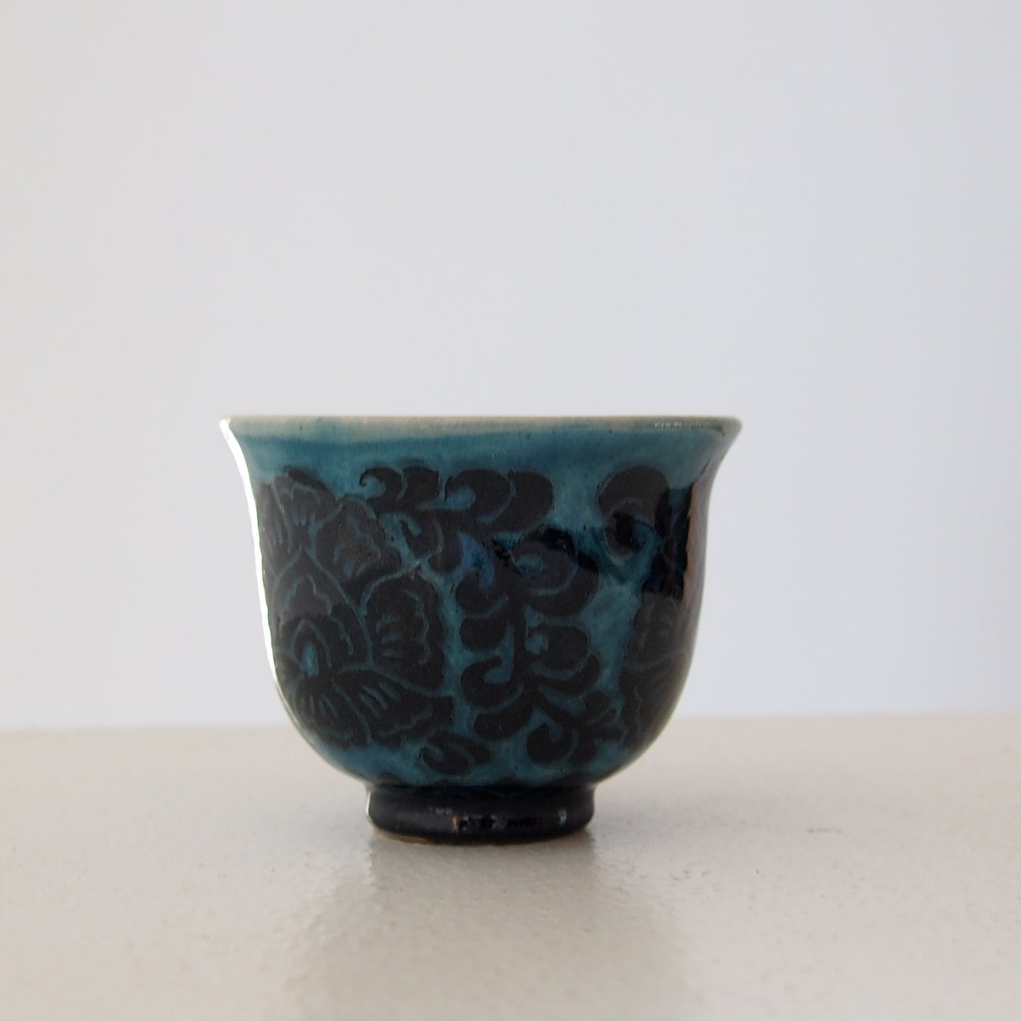 7　青釉小杯 | 川島いずみ